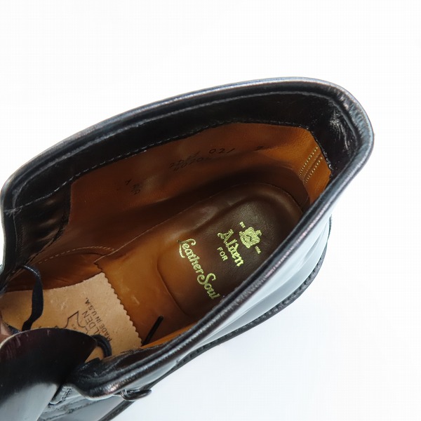 実際に弊社で買取させて頂いたALDEN/オールデン ハワイアンタンカーブーツ/シューズ コードバン 4020HC/7Dの画像 4枚目