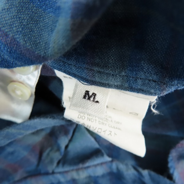 実際に弊社で買取させて頂いたTAKAHIROMIYASHITA TheSoloIst×J.PRESS/タカヒロミヤシタ ザ ソロイスト×ジェイプレス 長袖シャツ ブルー sjs.0001/Mの画像 3枚目