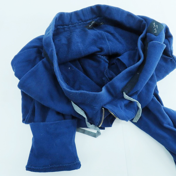 実際に弊社で買取させて頂いたPaul Smith/ポールスミス  ジップアップパーカー/パンツ セットアップ/ネイビー /Lの画像 5枚目