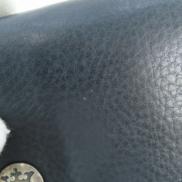 実際に弊社で買取させて頂いた【ギャラ付】Gabor/ガボール G＆クラウン スティングレイ クロスインレイ レザーウォレット クラウンＧボタンン Tバー付の画像 6枚目