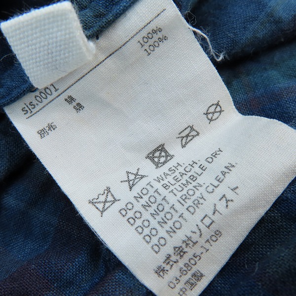 実際に弊社で買取させて頂いたTAKAHIROMIYASHITA TheSoloIst×J.PRESS/タカヒロミヤシタ ザ ソロイスト×ジェイプレス 長袖シャツ ブルー sjs.0001/Mの画像 4枚目