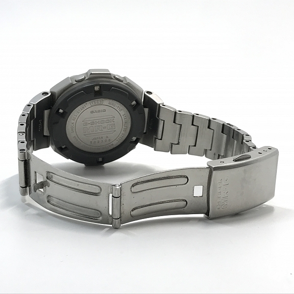 実際に弊社で買取させて頂いたG-SHOCK/Gショック MR-G チタニウム メタルバンド MRG-110-7【動作未確認】の画像 3枚目