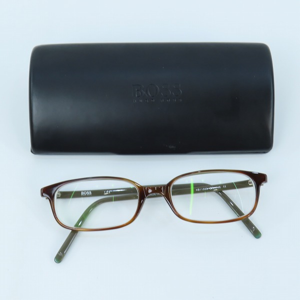 実際に弊社で買取させて頂いたHUGO BOSS/ヒューゴボス  眼鏡/メガネフレーム HB11005の画像 9枚目