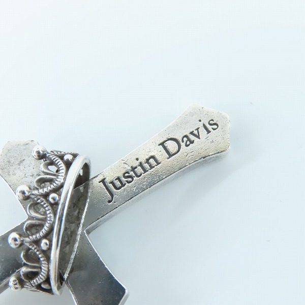 実際に弊社で買取させて頂いたJustin Davis/ジャスティンデイビス Cross With Crown/クロスウィズクラウン ペンダント SPJ122の画像 4枚目