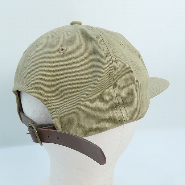 実際に弊社で買取させて頂いたDESCENDANT/ディセンダント 20AW CACHALOT MIAMI CAP BEIGE/F クジラロゴ刺繍キャップ/Fの画像 3枚目