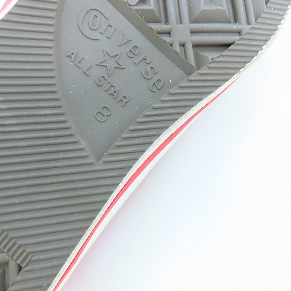 実際に弊社で買取させて頂いたCONVERSE/コンバース ワンスター ベルクロ レッド スニーカー/8の画像 5枚目