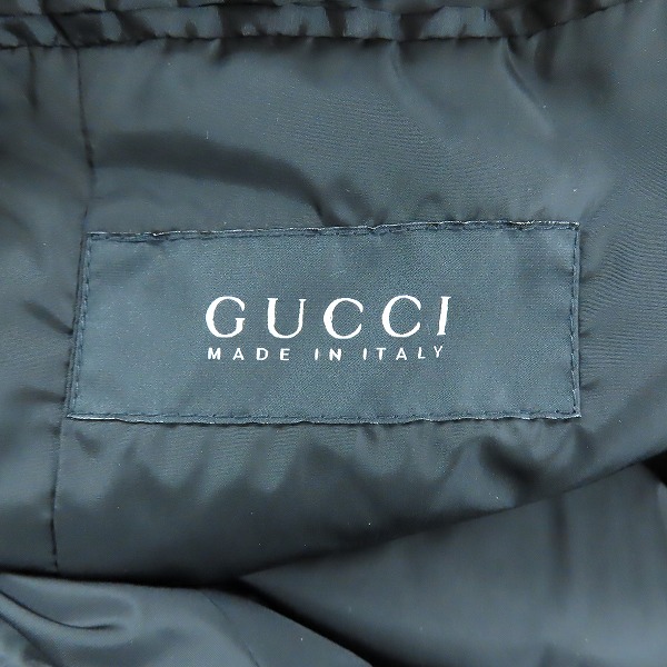 実際に弊社で買取させて頂いた【JPタグ】GUCCI/グッチ ダウンジャケット/ブルゾン 183679 Z9687/52の画像 3枚目