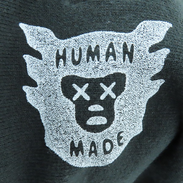 実際に弊社で買取させて頂いたHUMAN MADE×KAWS/ヒューマンメイド×カウズ SWEATSHIRT #3/トレーナー/XXLの画像 5枚目