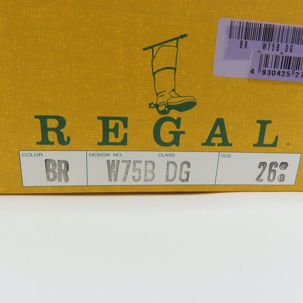 実際に弊社で買取させて頂いたREGAL/リーガル 2019年イヤーモデル  ビジネスシューズ W75B/26.0の画像 8枚目