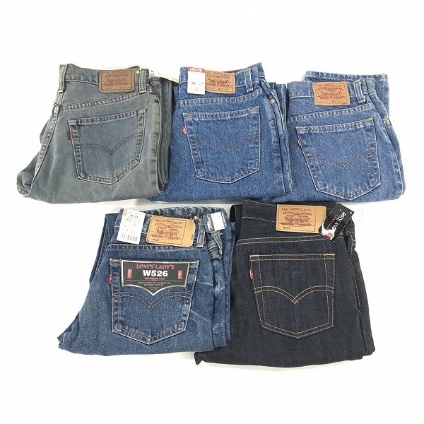 実際に弊社で買取させて頂いた【おまとめ/未使用含む】LEVI'S/リーバイス W503/505/510/526 デニムパンツ