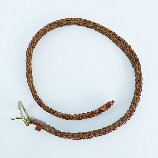 実際に弊社で買取させて頂いたNO ID./ノーアイディー レザーメッシュベルト の画像 5枚目