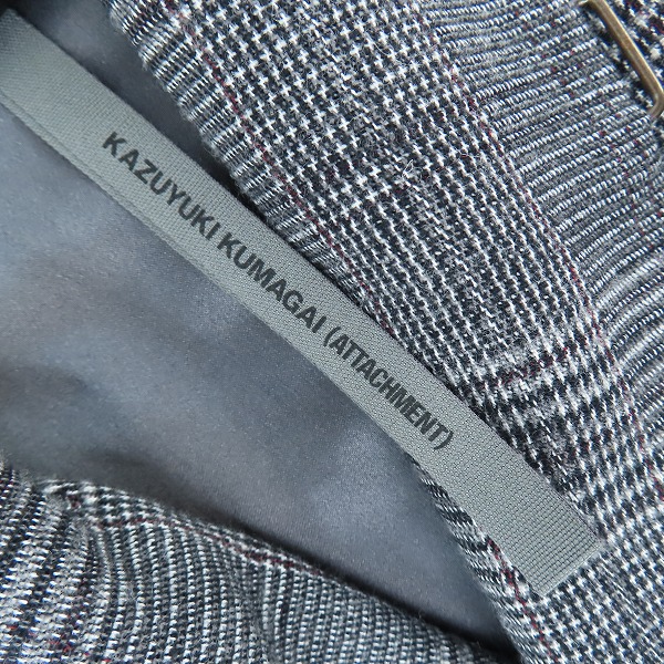 実際に弊社で買取させて頂いたKAZUYUKI KUMAGAI ATTACHMENT/カズユキクガマイ アタッチメント ホック ベスト/1の画像 2枚目