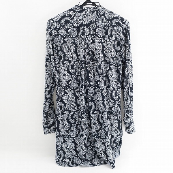 実際に弊社で買取させて頂いたRUDE GALLERY/ルードギャラリー 21SS ペイズリー バンドカラー ロングシャツ 2の画像 1枚目