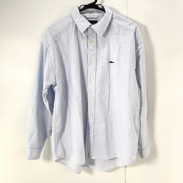 実際に弊社で買取させて頂いたDESCENDANT/ディセンダント ストライプ長袖シャツ/1