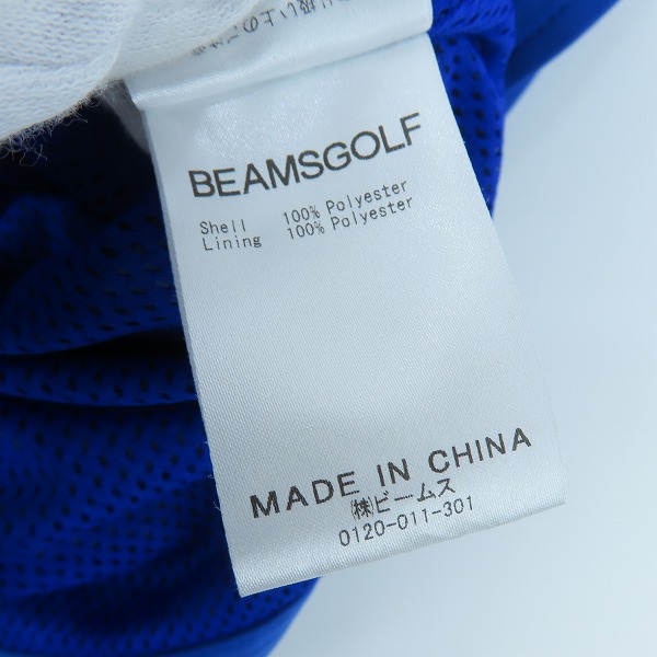 実際に弊社で買取させて頂いた【未使用】BEAMS GOLF/ビームスゴルフ ORANGE LABEL/ジャケット 82-18-0189-803/Mの画像 6枚目