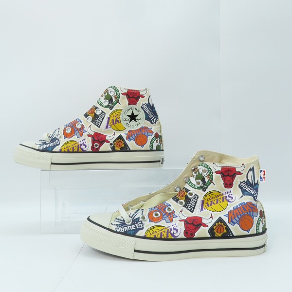 実際に弊社で買取させて頂いた【未使用】CONVERSE/コンバース ALL STAR R NBA HI/ オールスター R NBA ハイ オフホワイト 1SD540 スニーカー/26.5の画像 3枚目