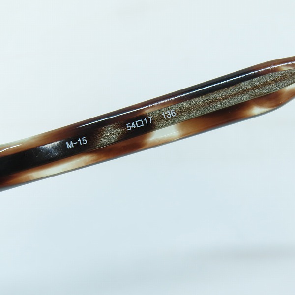 実際に弊社で買取させて頂いた999.9/フォーナインズ サーモント アイウエア/メガネフレーム M-15の画像 5枚目