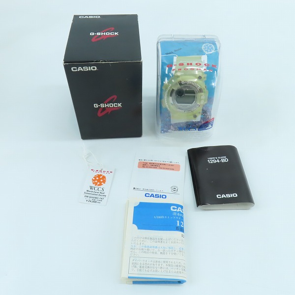 実際に弊社で買取させて頂いたG-SHOCK/Gショック FROGMAN 初代WCCS マンタ ベクティニアビガー DW-8250WC-7AT【動作未確認】の画像 6枚目