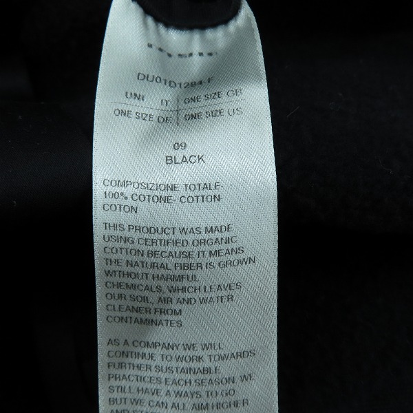 実際に弊社で買取させて頂いたRick Owens DRKSHDW/リックオウエンス ダークシャドウ  スフィンクス ジャンボフーディ ブラック DU01D1284/Fの画像 4枚目