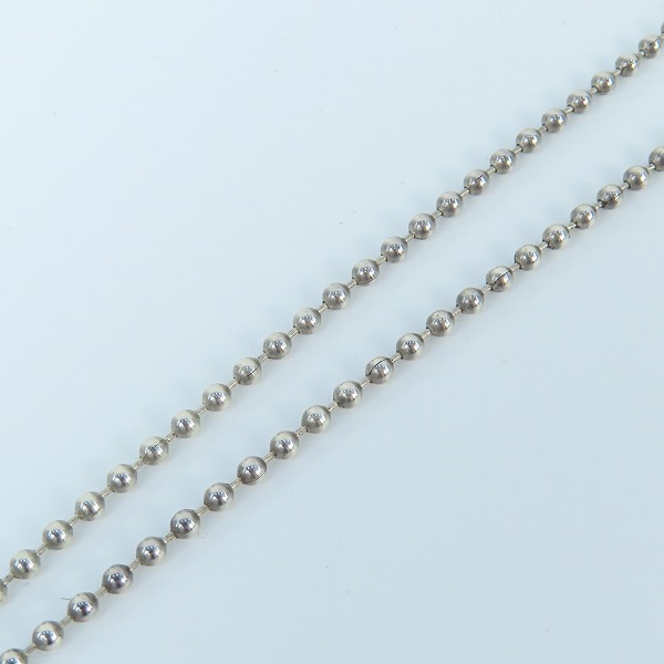 実際に弊社で買取させて頂いたCHROME HEARTS/クロムハーツ LARGE DOG TAG FREEDOM/ラージ ドッグタグ フリーダム/ボールチェーンの画像 6枚目