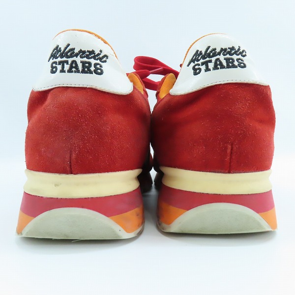 実際に弊社で買取させて頂いたATLANTIC STARS/アトランティックスターズ ANTARES/アンタレス レッド スニーカー/40の画像 1枚目