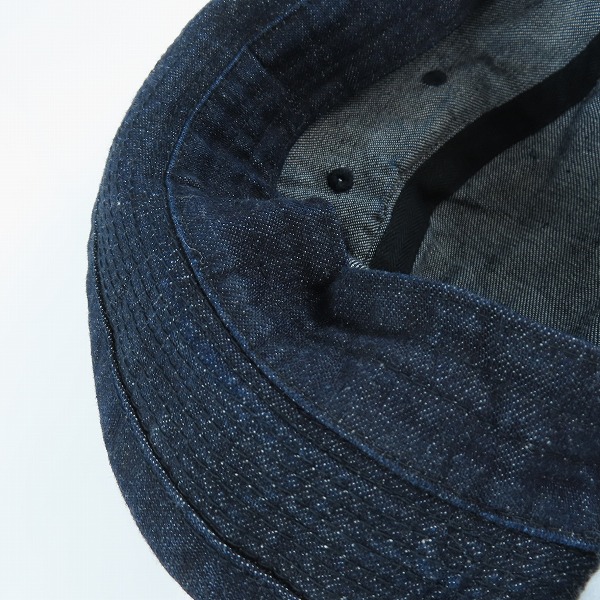 実際に弊社で買取させて頂いたSUGAR CANE/シュガーケーン 10oz. デニム ポークハット/帽子 SC02466/7 1/2 の画像 9枚目