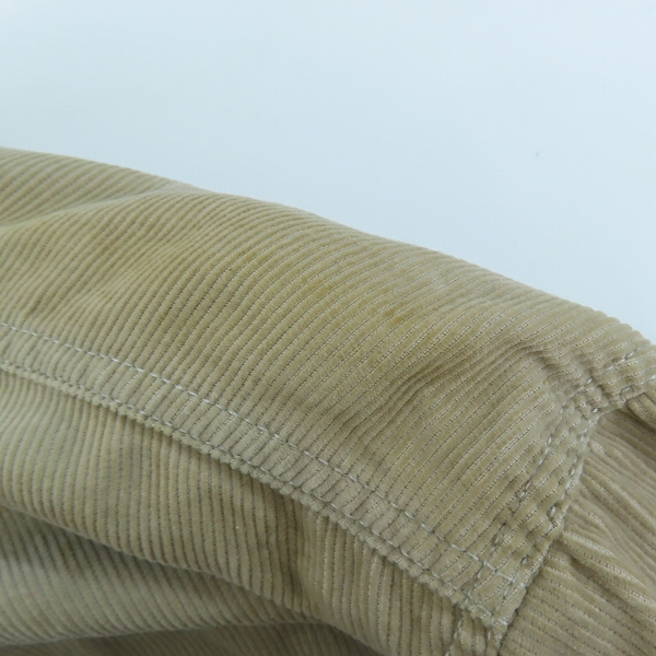 実際に弊社で買取させて頂いたLEVIS/リーバイス コーデュロイジャケット 70505-0217/40の画像 4枚目