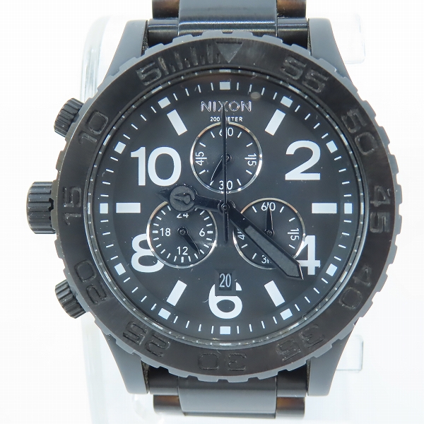 実際に弊社で買取させて頂いたNIXON/ニクソン MINIMIZE THE 42-20 CHRONO クロノグラフ クォーツ 腕時計【動作未確認】