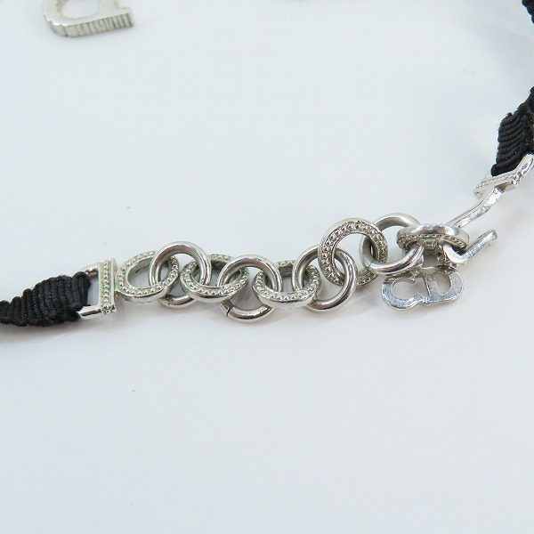 実際に弊社で買取させて頂いたChristian Dior/クリスチャンディオール リボン/ロゴ チョーカーネックレス の画像 4枚目