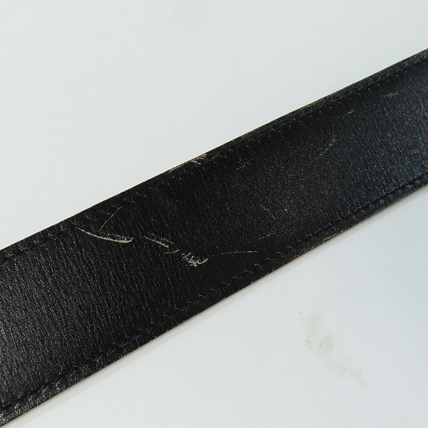 実際に弊社で買取させて頂いたHERMES/エルメス Hバックル コンスタンス リバーシブル ベルト G刻印 90の画像 5枚目