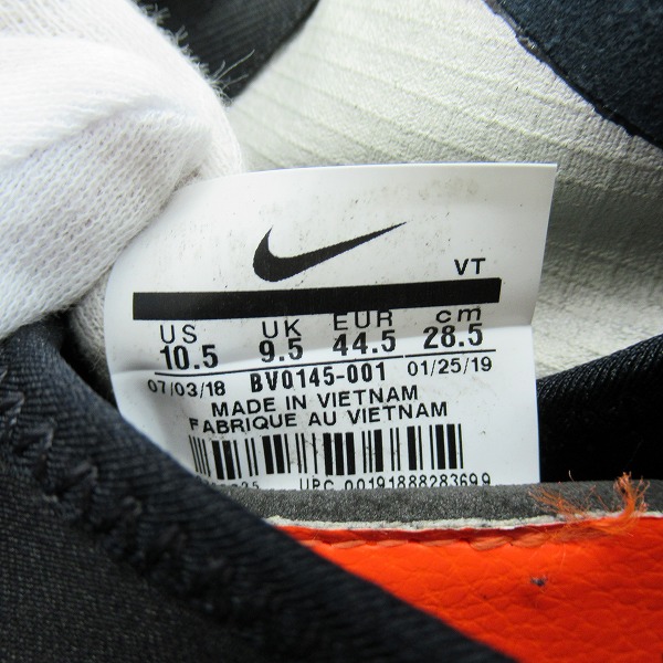 実際に弊社で買取させて頂いたNIKE×AMBUSH/ナイキ×アンブッシュ AIR MAX 180 HIGH/エアマックス180 ハイ ブラック BV0145-001 28.5の画像 5枚目