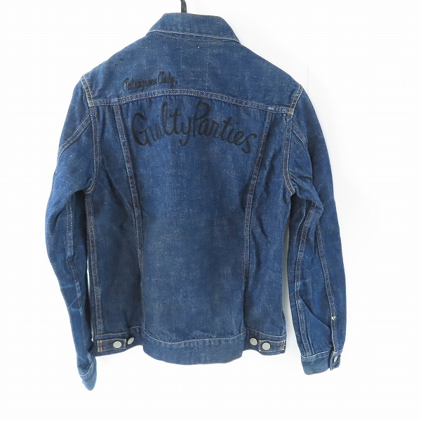 実際に弊社で買取させて頂いたWACKO MARIA/ワコマリア GUILTY PARTIES デニムジャケット/XLの画像 1枚目