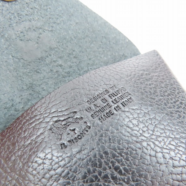 実際に弊社で買取させて頂いたIL BISONTE/イルビゾンテ レザー三角 コインケースの画像 4枚目