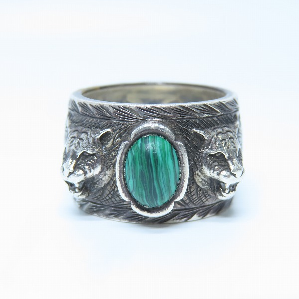 実際に弊社で買取させて頂いたGUCCI/グッチ GARDEN/ガーデン リング/指輪w/ストーン アラベスクパターン Ag925/17.5号の画像 1枚目