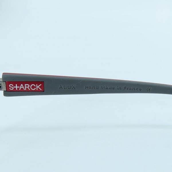 実際に弊社で買取させて頂いたalain mikli×STARCK EYES/アランミクリ×スタルクアイズ ALUX アルミ合金 メタルフレーム 眼鏡/メガネ/アイウェア P0601.09の画像 4枚目