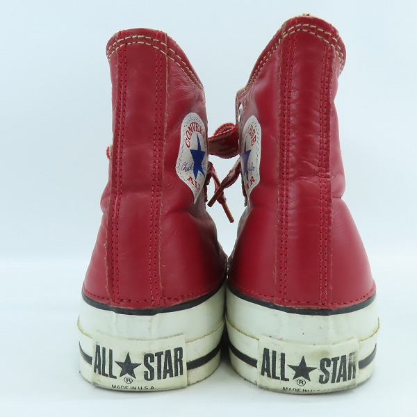 実際に弊社で買取させて頂いたCONVERSE/コンバース 80's ALL STAR LEATHER HI/オールスターレザーハイ /7の画像 1枚目