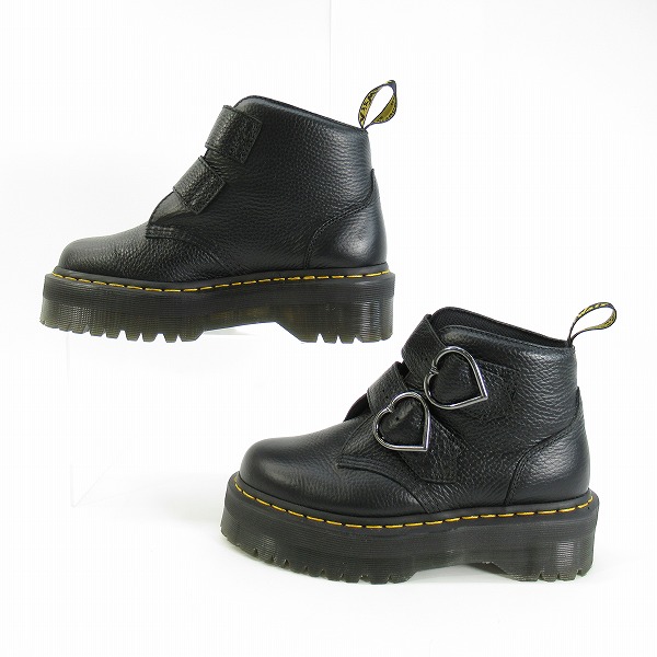 実際に弊社で買取させて頂いたDr.Martens/ドクターマーチン DEVON HEART 2ストラップ 厚底 ブーツ 26439001/UK5の画像 3枚目