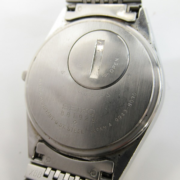 実際に弊社で買取させて頂いたSEIKO/セイコー GDAND QUARTZ グランドクオーツ デイデイト 9943-8030【動作未確認】の画像 4枚目