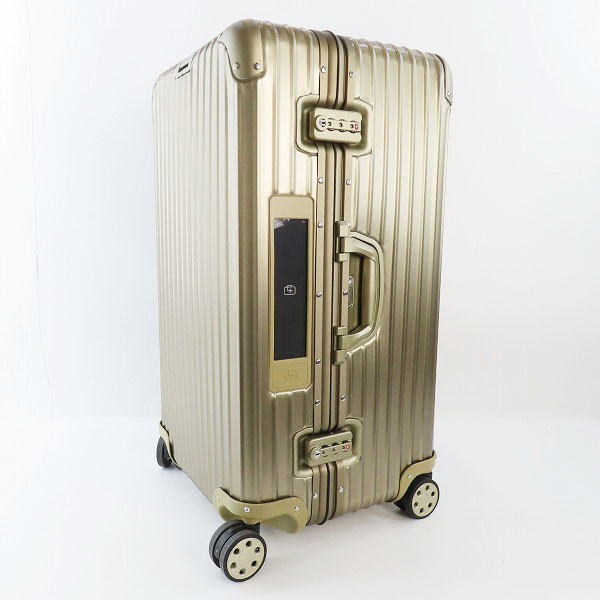 実際に弊社で買取させて頂いたRIMOWA/リモワ TOPAS SPORTS e-tag 電子タグ トパーズ 4輪 89L スーツケース 923.75の画像 2枚目