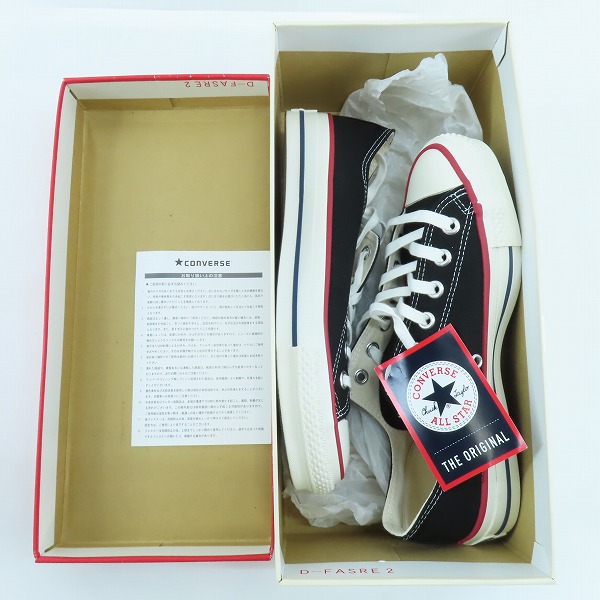 実際に弊社で買取させて頂いた【未使用】CONVERSE/コンバース 日本製 CANVAS AS J OX/キャンバス オールスター/6.5の画像 7枚目