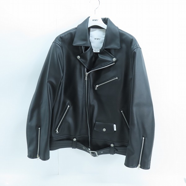実際に弊社で買取させて頂いたWTAPS/ダブルタップス ライダースジャケット 232BRDT-JKM07/04