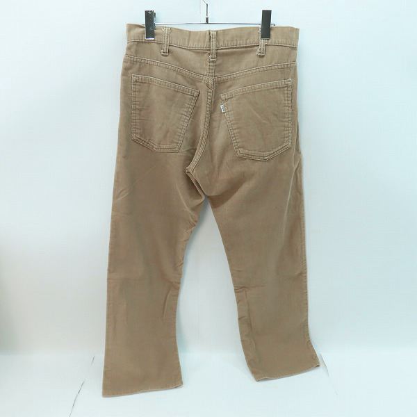 実際に弊社で買取させて頂いたLevis/リーバイス 80s ヴィンテージ 刻印536 白タブ コーデュロイパンツ ベージュ 519-1523 W32 L32の画像 1枚目