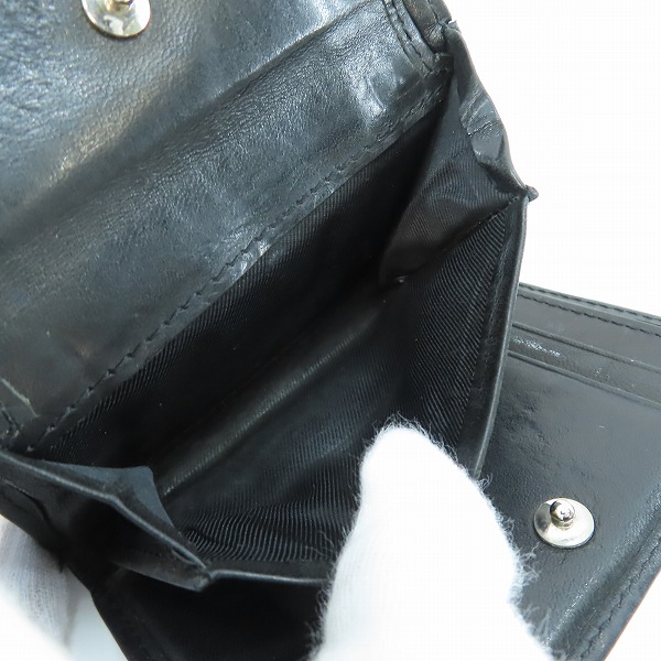 実際に弊社で買取させて頂いたHYSTERIC GLAMOUR/ヒステリックグラマー ロゴスタッズ ミニウォレット/財布の画像 5枚目