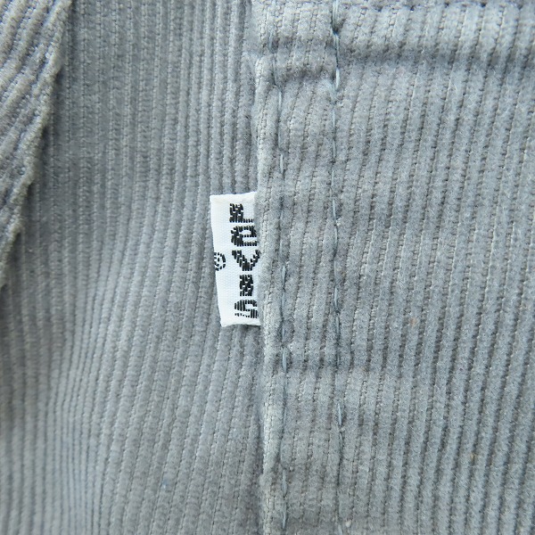 実際に弊社で買取させて頂いたLevis/リーバイス 80s ヴィンテージ 刻印536 白タブ コーデュロイパンツ 519-1555 W33 L34の画像 5枚目