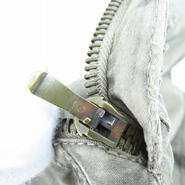 実際に弊社で買取させて頂いたkiminori morishita/キミノリモリシタ  ビーズ 刺繍 加工 カーゴパンツ の画像 6枚目