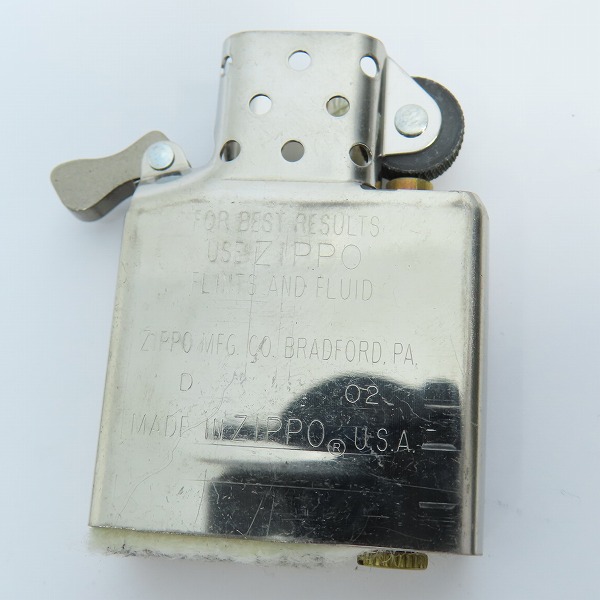 実際に弊社で買取させて頂いたZIPPO/ジッポー ZERO HALLIBURTON/ゼロハリバートン  2002年製の画像 5枚目
