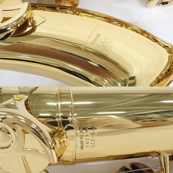 実際に弊社で買取させて頂いた★【美品】YAMAHA/ヤマハ YTS-275 テナーサックス ゴールドラッカー 日本製 セミハードケース付の画像 3枚目