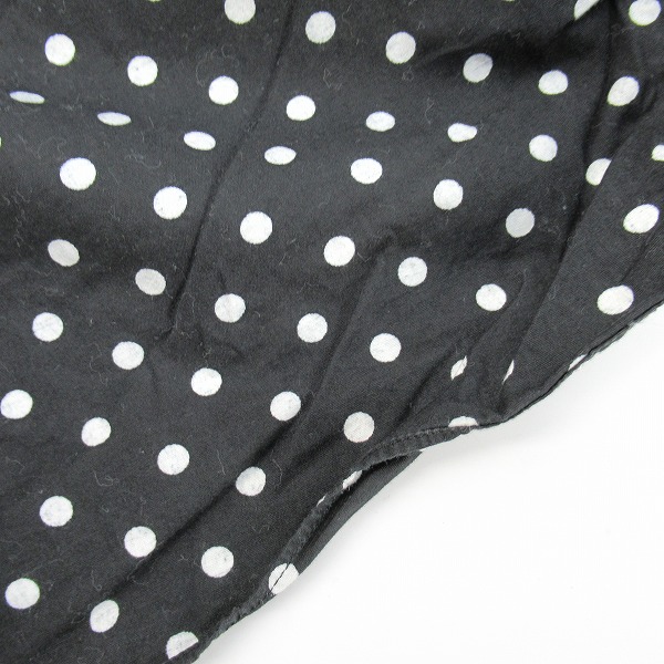 実際に弊社で買取させて頂いたBLACK COMME des GARCONS/ブラックコムデギャルソン ドット柄長袖シャツ 1C-B209/Lの画像 4枚目
