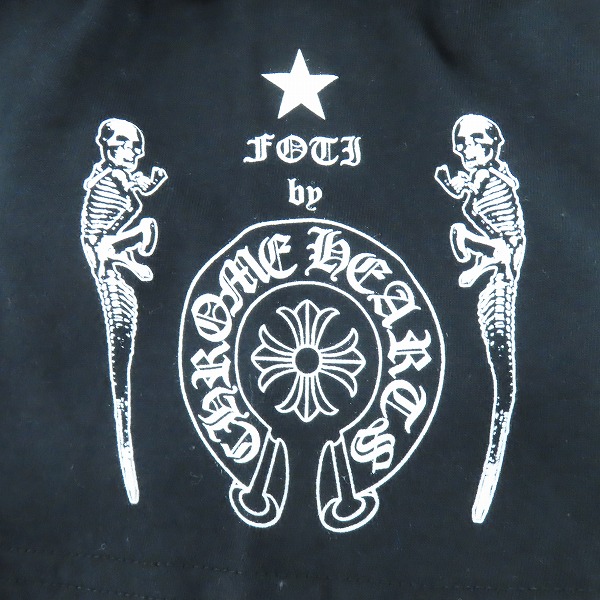 実際に弊社で買取させて頂いた【JPタグ】CHROME HEARTS/クロムハーツ FOTI フォティ プリントTシャツ/Lの画像 8枚目