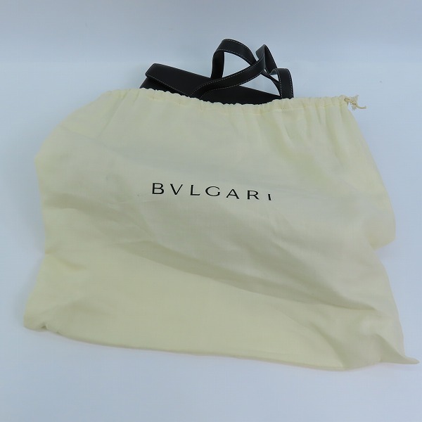 実際に弊社で買取させて頂いたBVLGARI/ブルガリ レザー ハンドバッグ の画像 8枚目